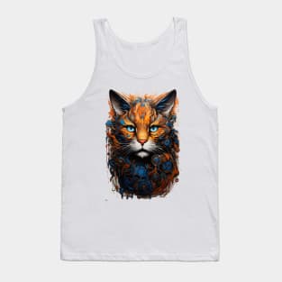 Mechanical Cat - Robot Cat Tank Top